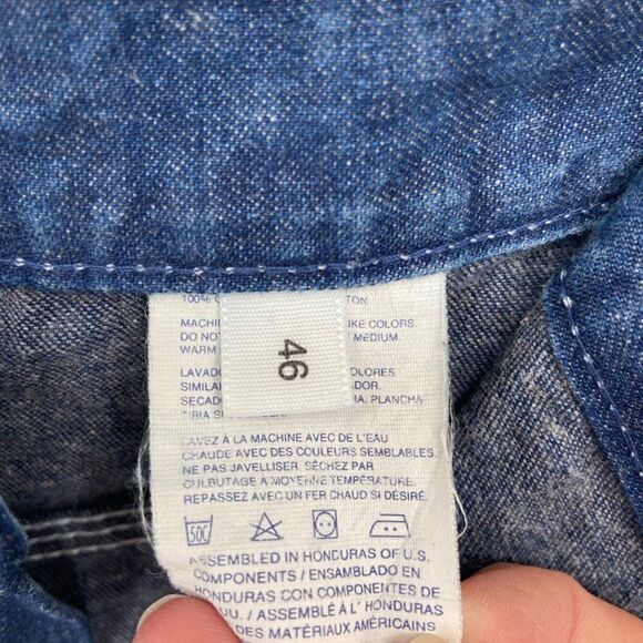 Dickies 100% Cotton Men's Denim Cargo Carpenter Shorts Size 46 - Picture 3 of 8